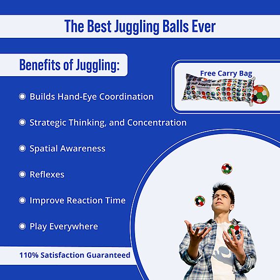 Set of Total Brilliance Juggling Balls