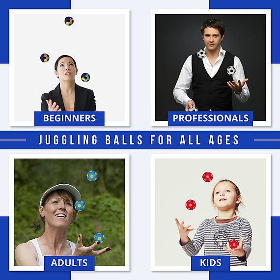 Set of Total Brilliance Juggling Balls