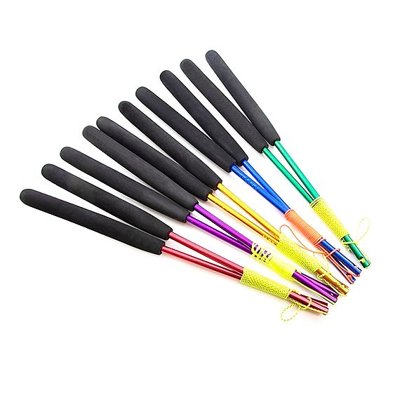 Pair of Aluminum Diabolo handsticks