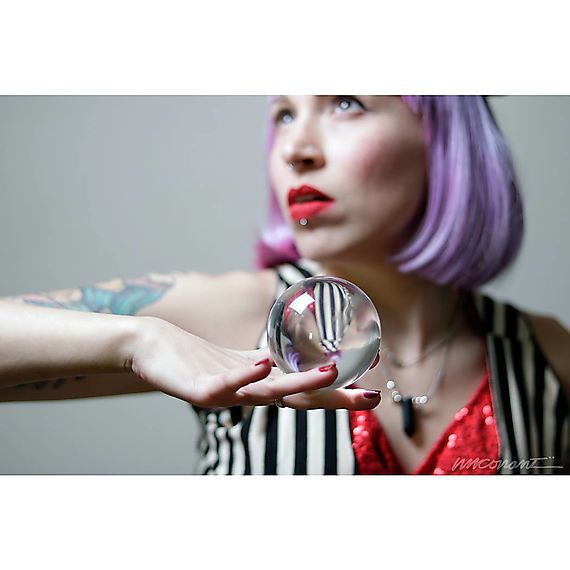 Acrylic Contact Juggling Ball Clear - 105mm 4.14 Inch