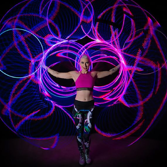 Single Atomic V Classic LED Hoop