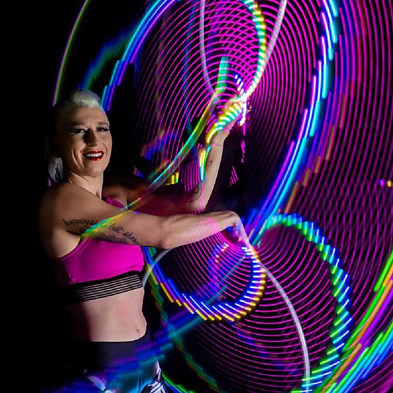 Single Atomic V Classic LED Hoop