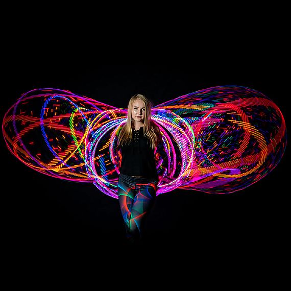 Single Atomic V Classic LED Hoop