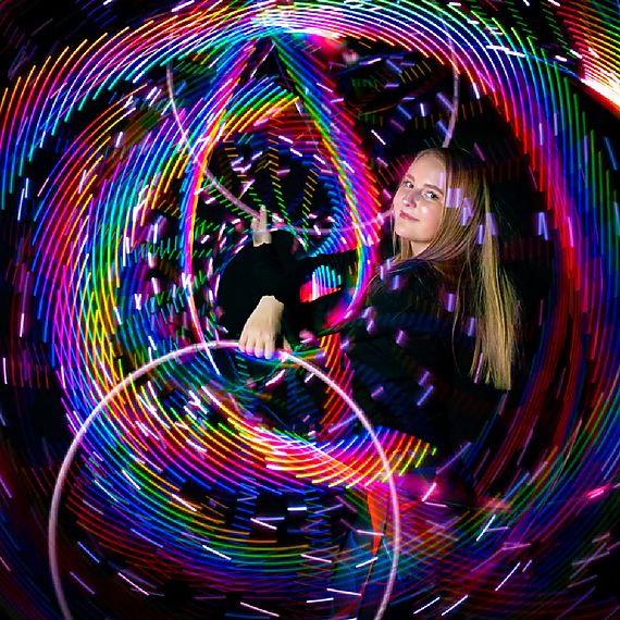 Single Atomic V Classic LED Hoop