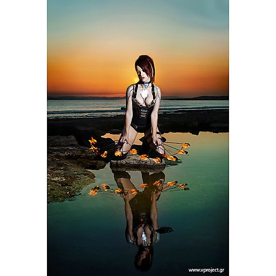 SINGLE HoP 5 Finger Fire Fan Frame