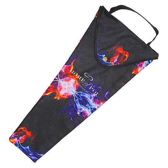 Single Spiral Fire Nunchaku with Rope wicks