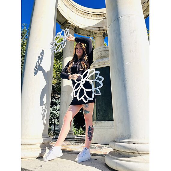 Pair of Indian Lotus Fans