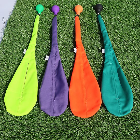 Pair of Elderly Cone Poi with Carry Bag