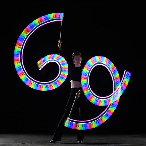 Pair of Ignis Pixel JellyPoi 24 72 LEDs - BASIC