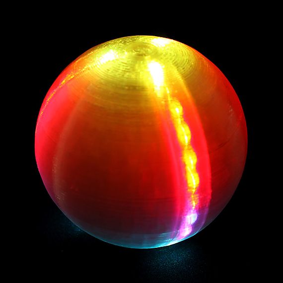 Single Pixel LED Juggling Ball