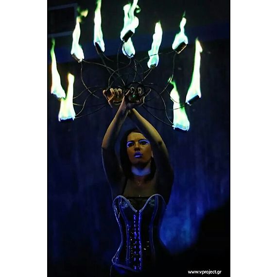 Coloured Flame Starter Pack - Medium Cathedral Heads and Fire Dye