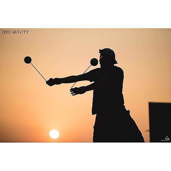 Pair of Pro Thunder Contact Poi