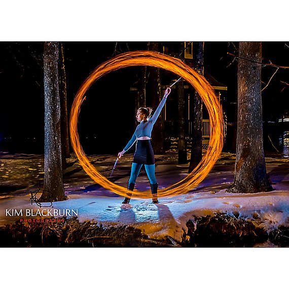 Pair of Pro Large Monkey Fist Fire Poi