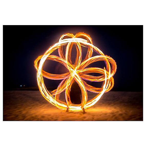 Pair of Pro Extra Large Weka Fire Poi