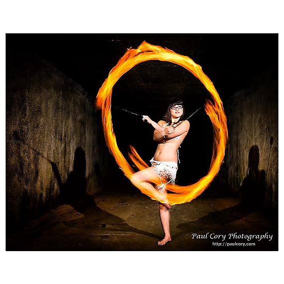 Pair of Pro Extra Large Block Fire Poi