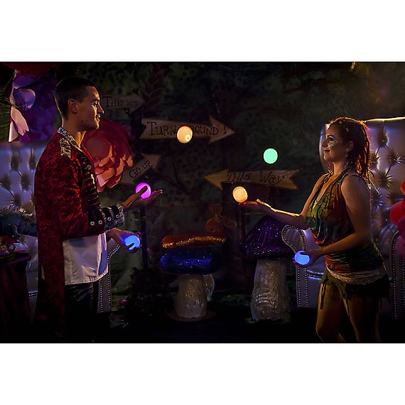 Single LED Multi-Function Juggling 70mm Ball