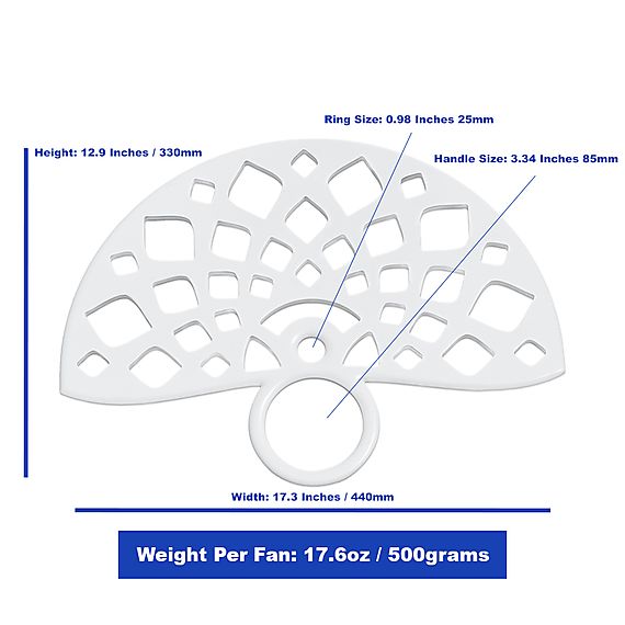 Pair of Hypnotic Petal Fans