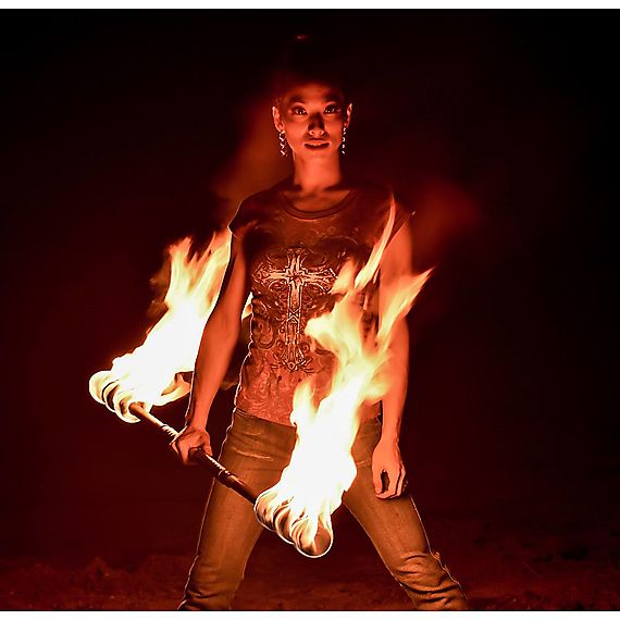 Flow Master - Triple Headed Fire Staff