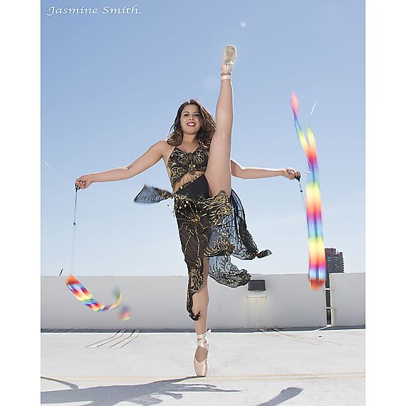 Pair of Ultra Poi with Comet Tail and Carry Bag