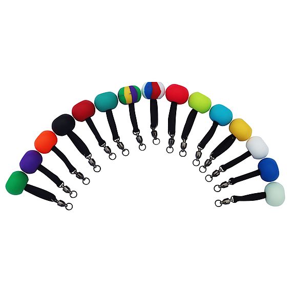 Pair of Expert Knobs with Corded Swivels