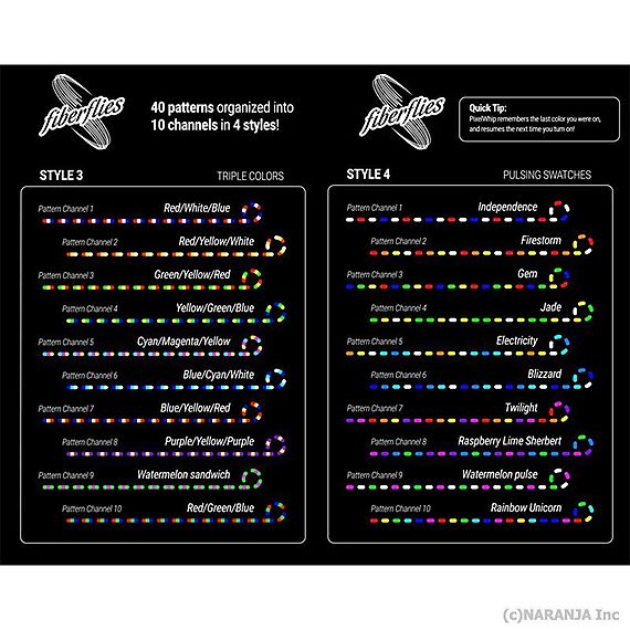 Single FiberFlies LED PixelWhip Rev 4