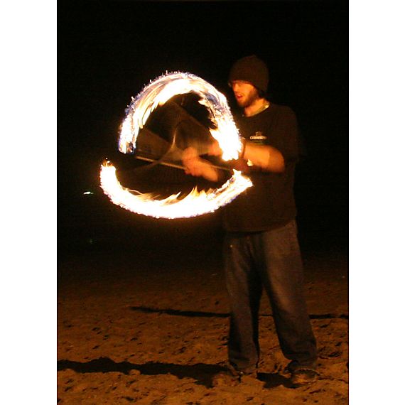 Set Standard Fire Devil Sticks with Handsticks