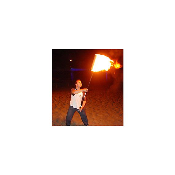 Single HoP Aero Fire Flag with 16inch Fire Head