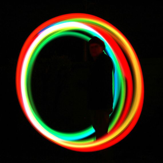 Twista Fire Poi Medium and Pro-Bright LED Poi set