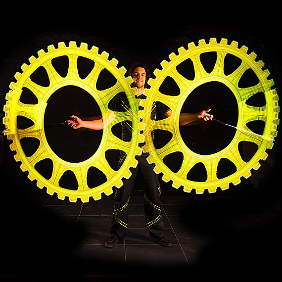 Set of Ignis Pixel Poi Long 80 160 LEDs