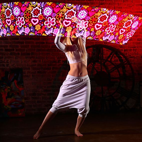 Single Ignis Pixel Levi-wand 80 Long 160 LEDs