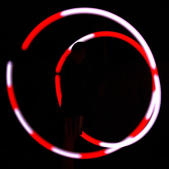 Pair of Pro-Bright LED Poi