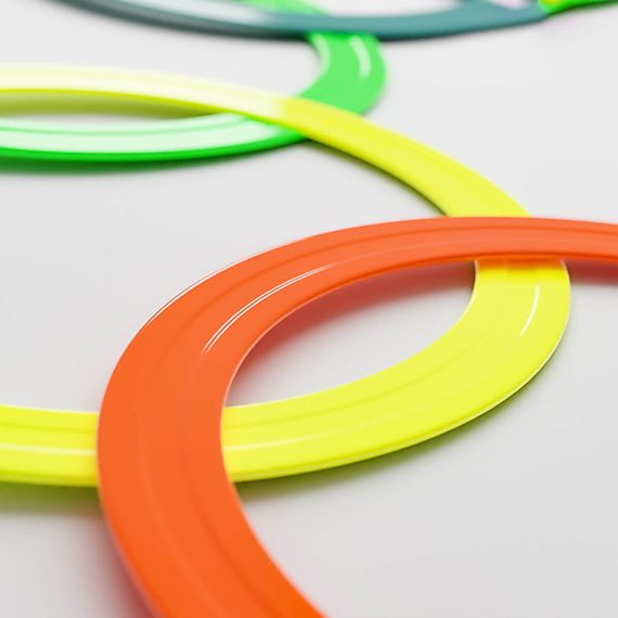 Single Saturn Juggling 40cm