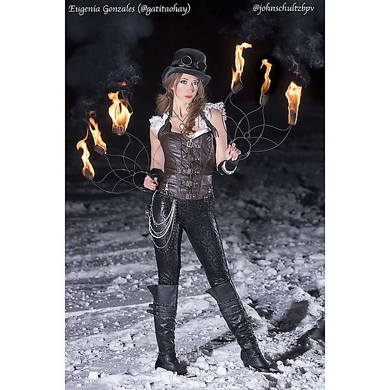 Pair of Small Lotus Fire Fans 50mm Wick Kit - Make Your Own