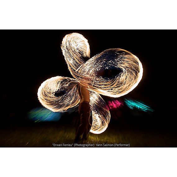 Pair of Pro Fire Snake Poi