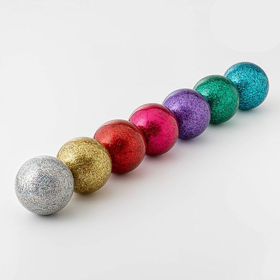 Single Glitter Contact Stage Juggling Ball - 90mm 3.54 Inch
