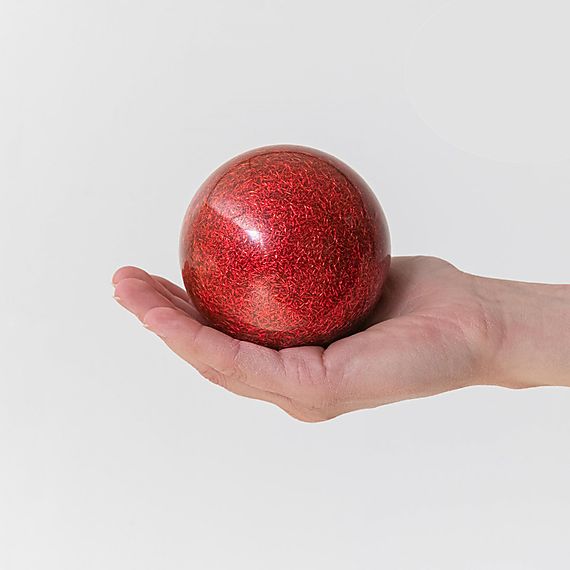 Single Glitter Contact Stage Juggling Ball - 90mm 3.54 Inch