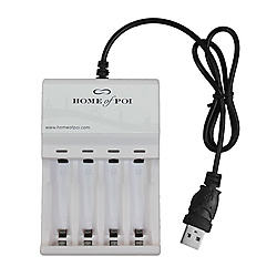 Purchase Single USB powered Battery Charger for size AA and AAA here
