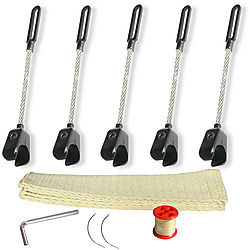 Purchase 5 x HoP Hula Hoop Quick Wick Spoke Set - Make your own here