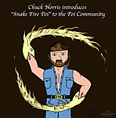 Chuck Norris introduces Snake Fire Poi