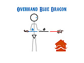 Diagram - Overhand Blue Dragon - QR