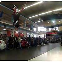 Tricking at Car Show