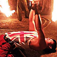 Philippines PZ Fire Festival 2013 Lean over