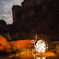 Poi in the deep canyon