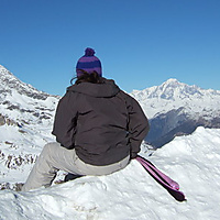 On top of the world, Tignes France