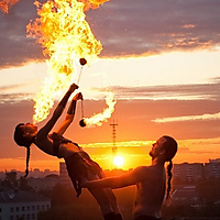 Belarusian Firebreathing Sunset