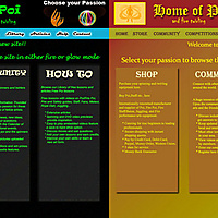 Select your Passion - Browse in Fire or Glow Mode
