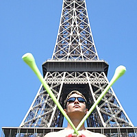 Poi in Paris, Eiffel Tower, France