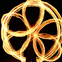 6 beat anti-spin flower