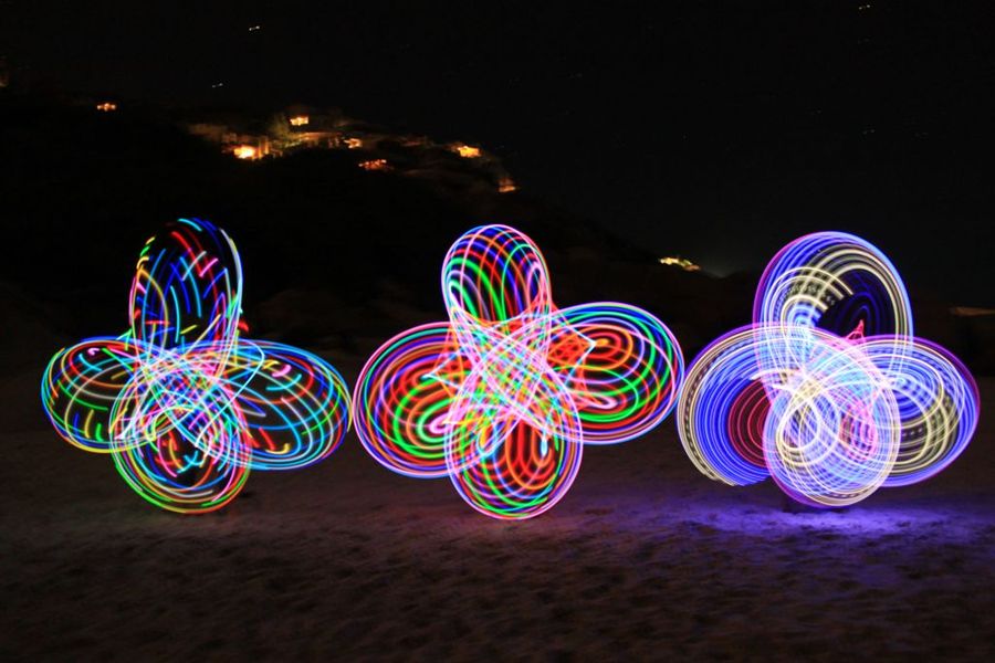 LED Hooping on the beach uploaded by southafricadude LED Hooping on the beach