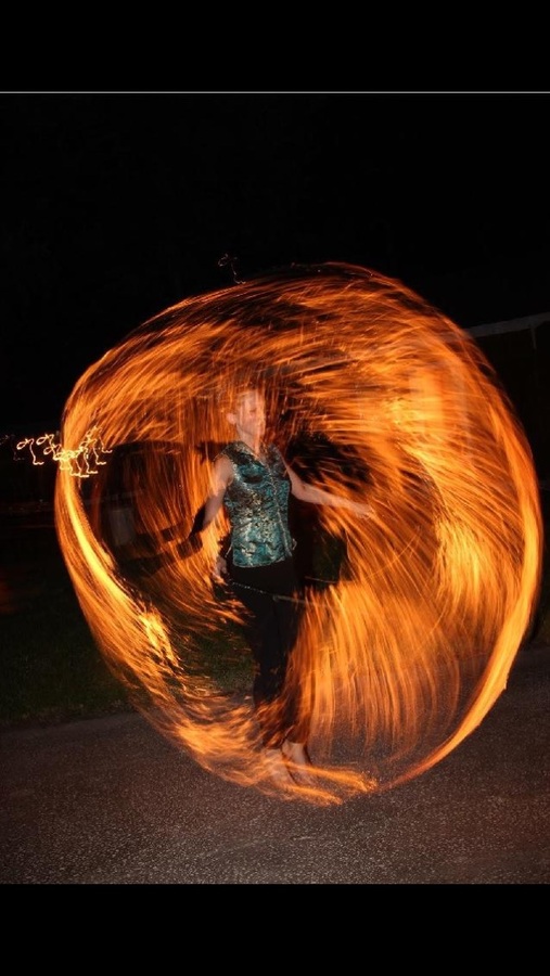 Fire jump rope